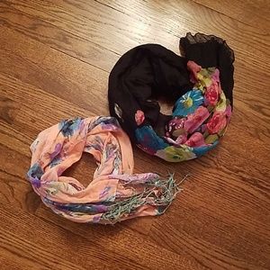 Two Floral Scarves!!